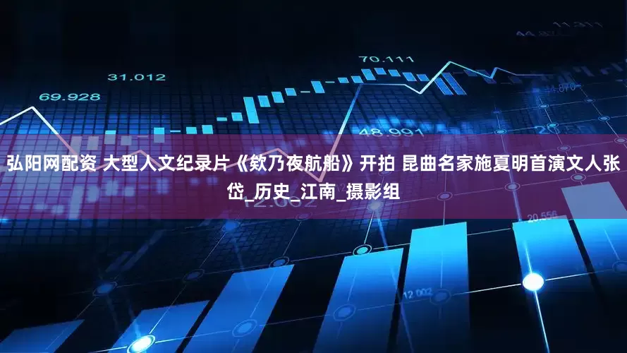 弘阳网配资 大型人文纪录片《欸乃夜航船》开拍 昆曲名家施夏明首演文人张岱_历史_江南_摄影组
